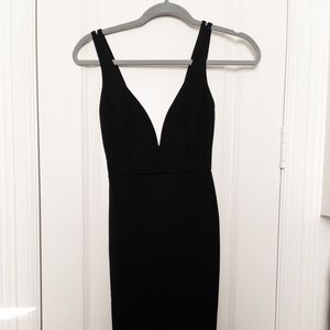 Black cocktail dress